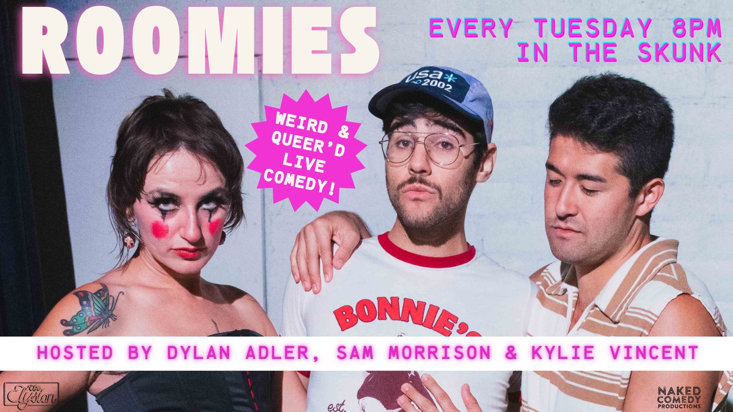 ROOMIES with Dylan Adler, Sam Morrison & Kylie Vincent