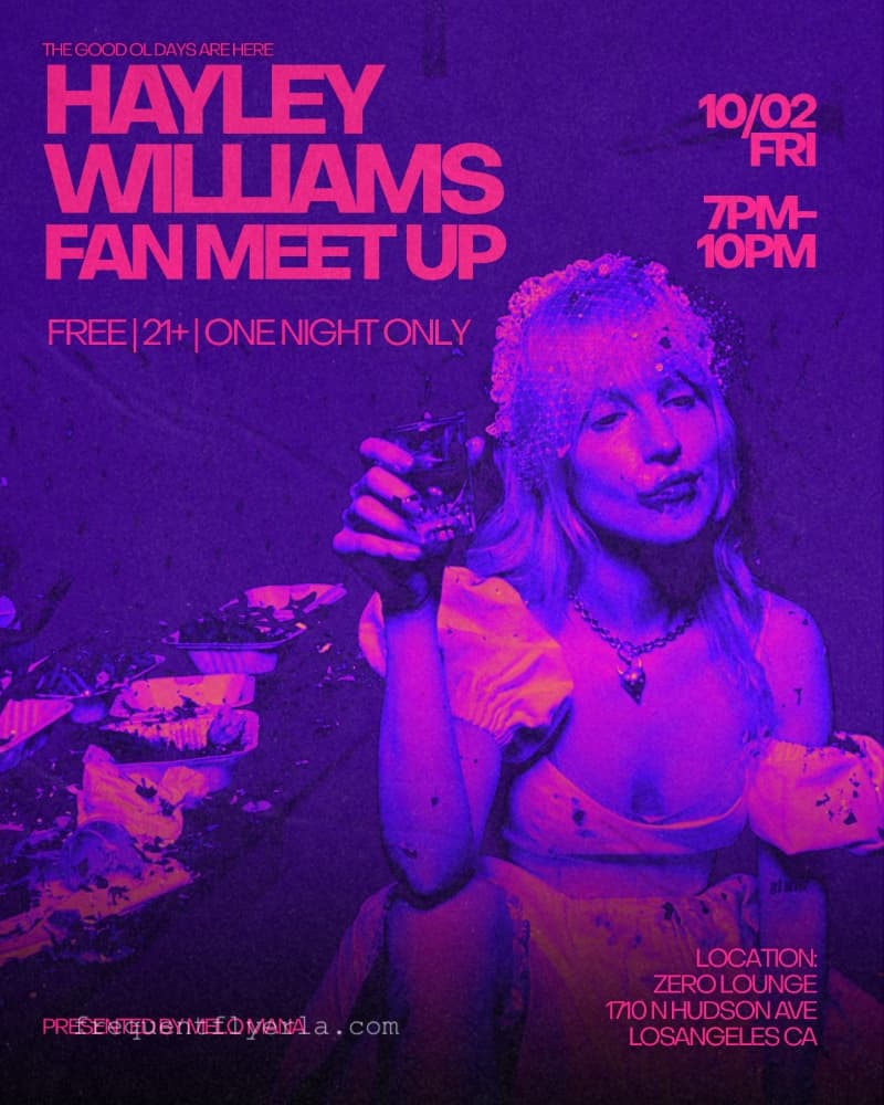 The Hayley Williams Show Fan Meetup